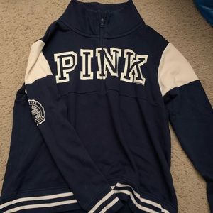 New Pink quarter zip